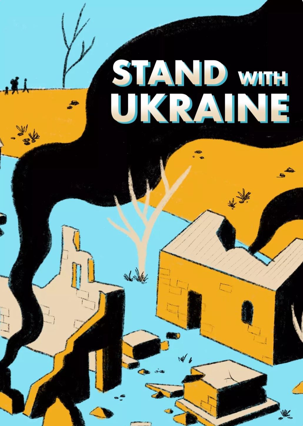 Visuel : Coeur  coeur avec l'Ukraine...