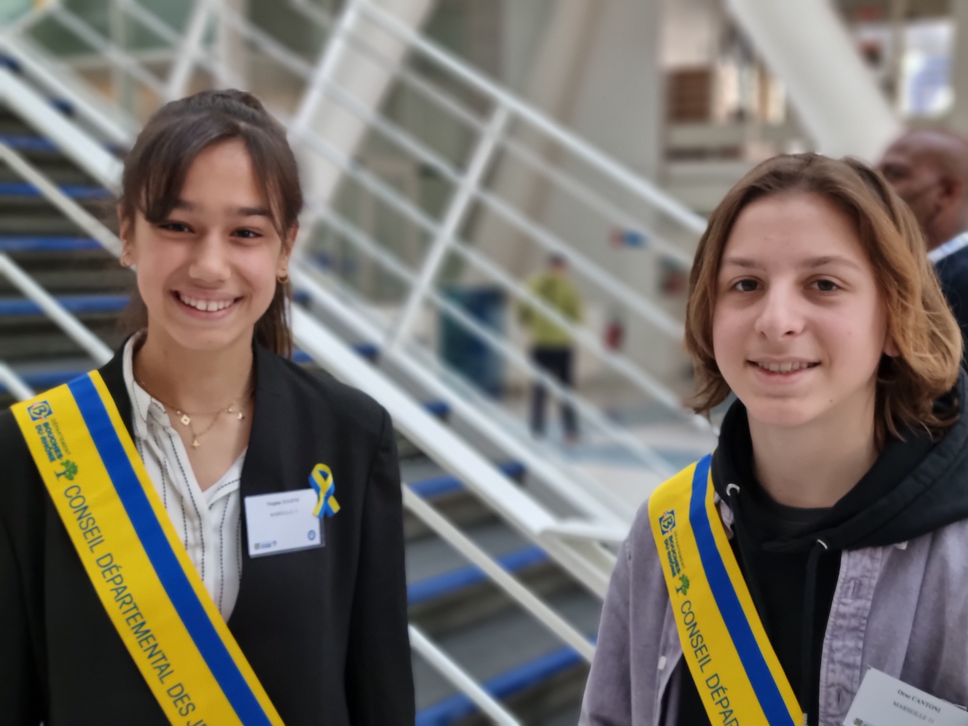 Visuel : Virginie et Orso lus au Conseil dpartemental des Jeunes, Lilou membre du conseil des jeunes de Provence