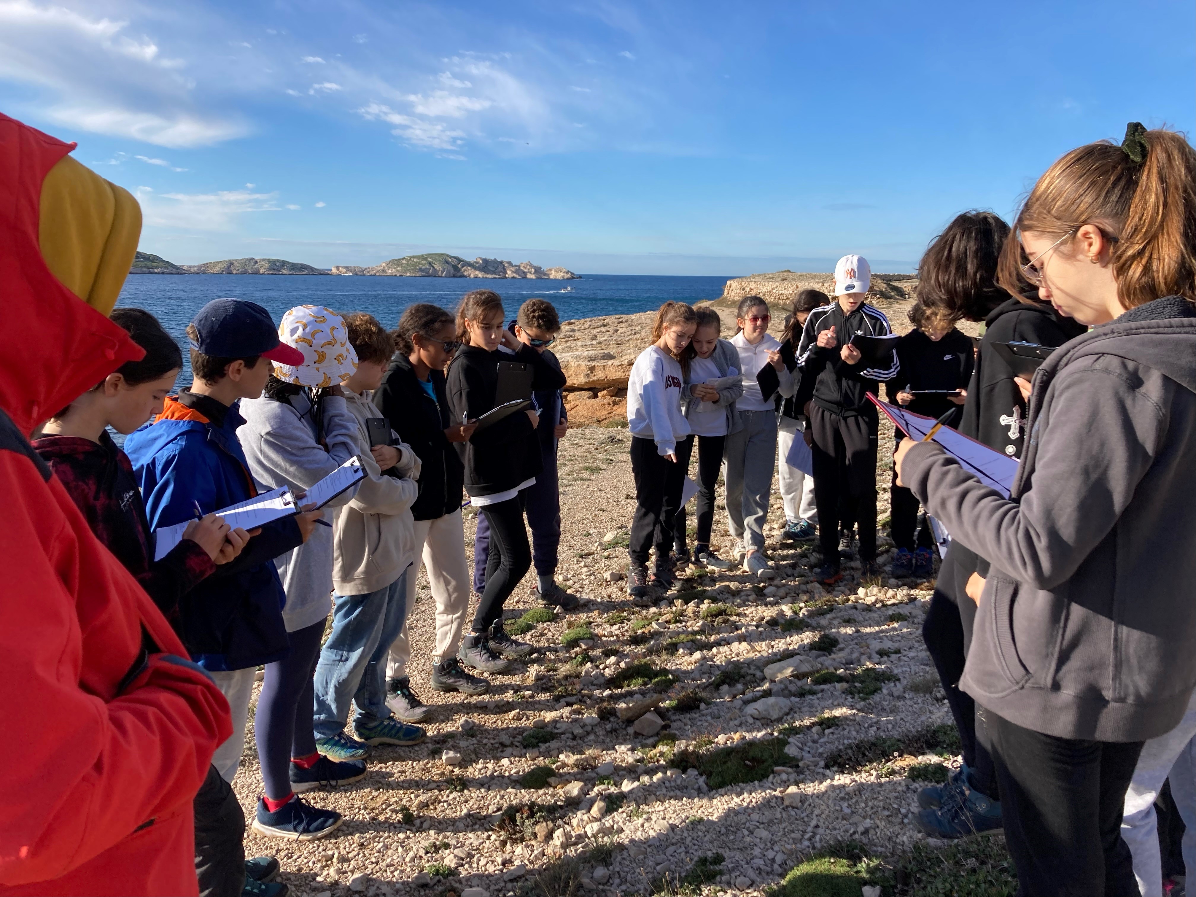 Visuel : SORTIE CALANQUES 4EME 