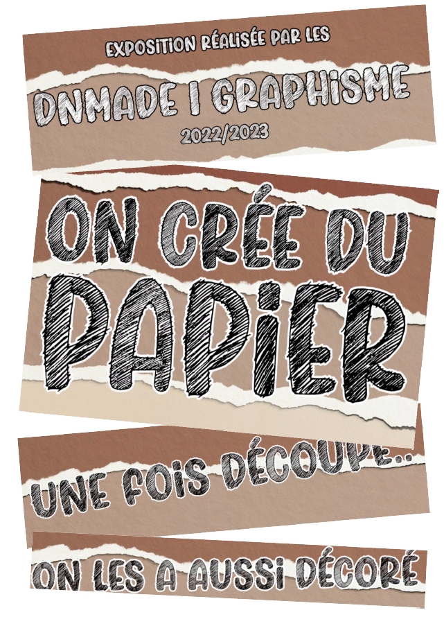 Visuel : ON CREE DU PAPIER !