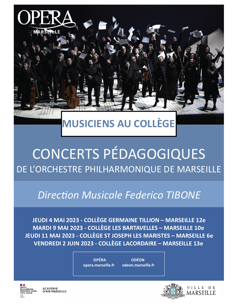 Visuel : MUSICIENS AU COLLEGE !