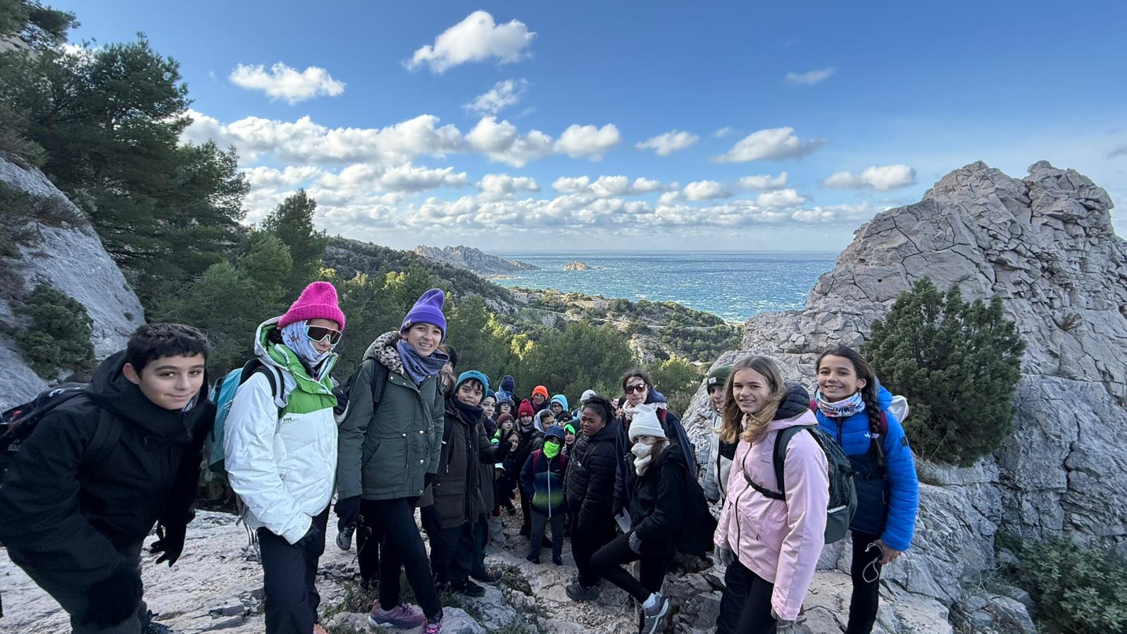 Visuel : SORTIE CALANQUES POUR LA 5EME C !