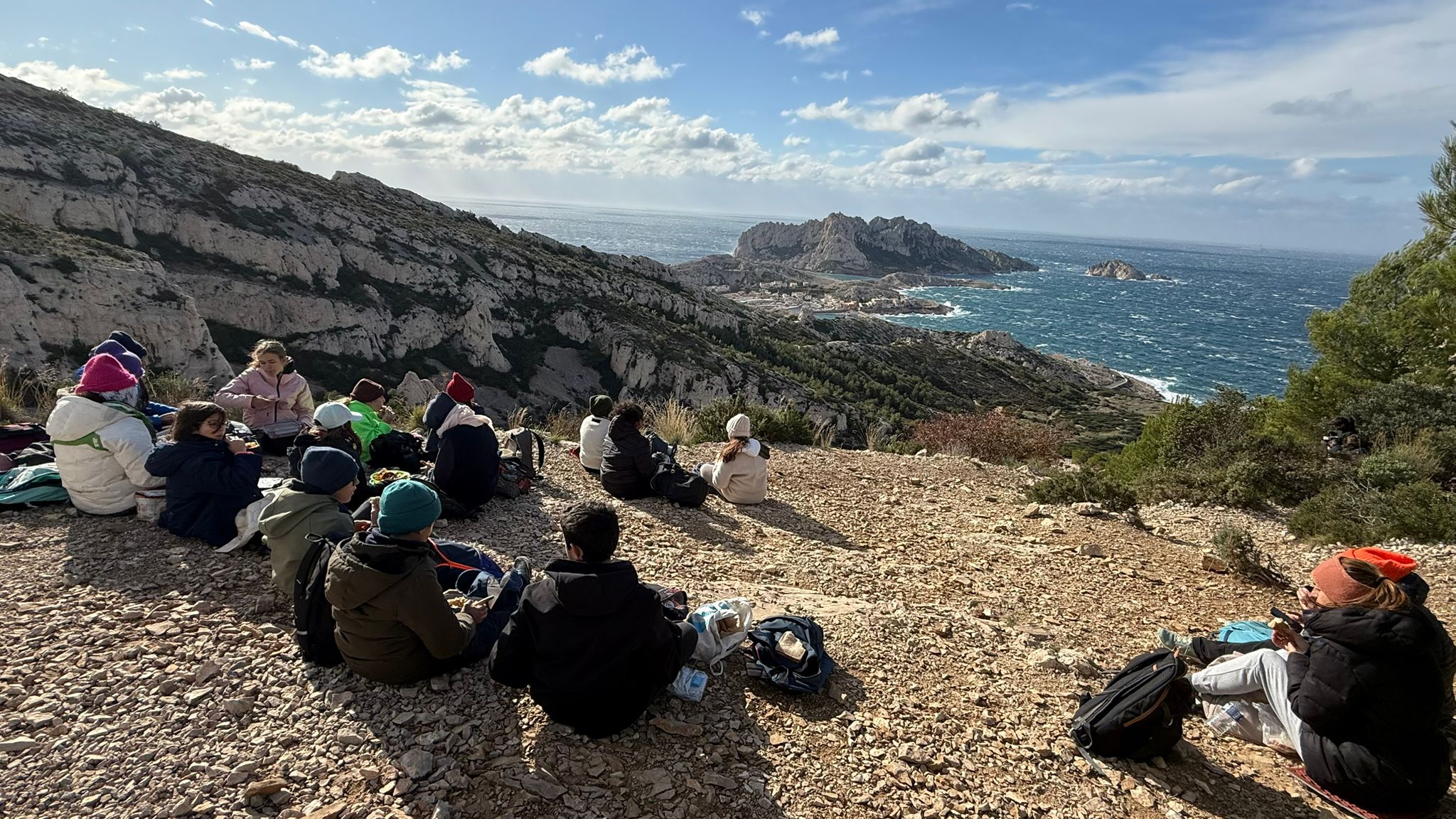 Visuel : SORTIE CALANQUES POUR LA 5EME C !