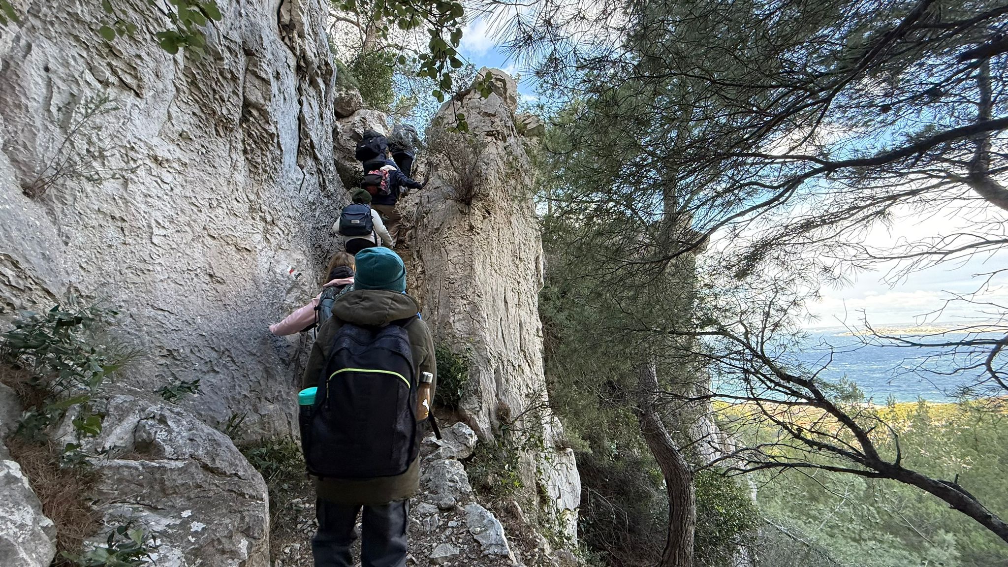 Visuel : SORTIE CALANQUES POUR LA 5EME C !