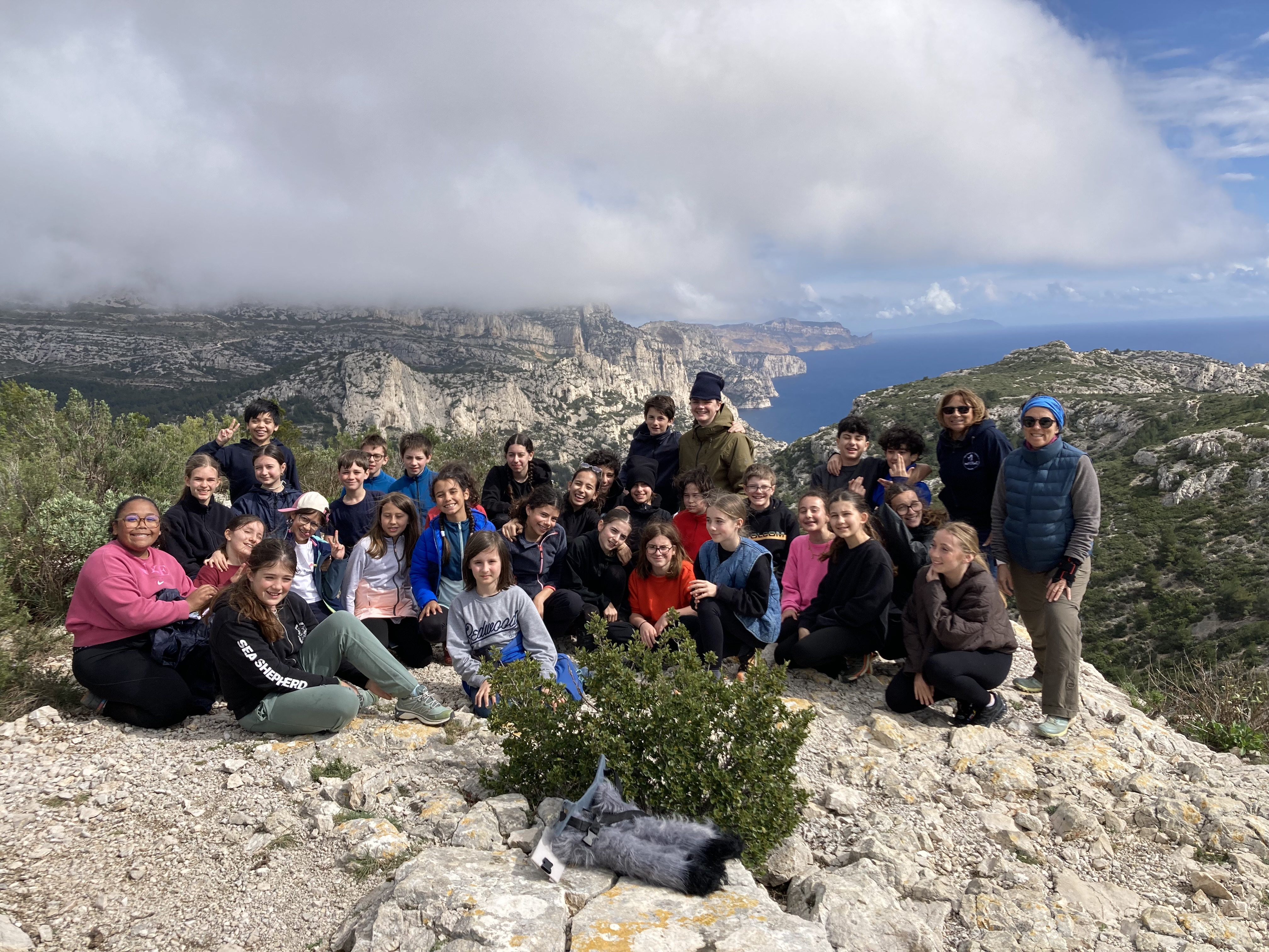 Visuel : SORTIE CALANQUES POUR LA 5EME C !