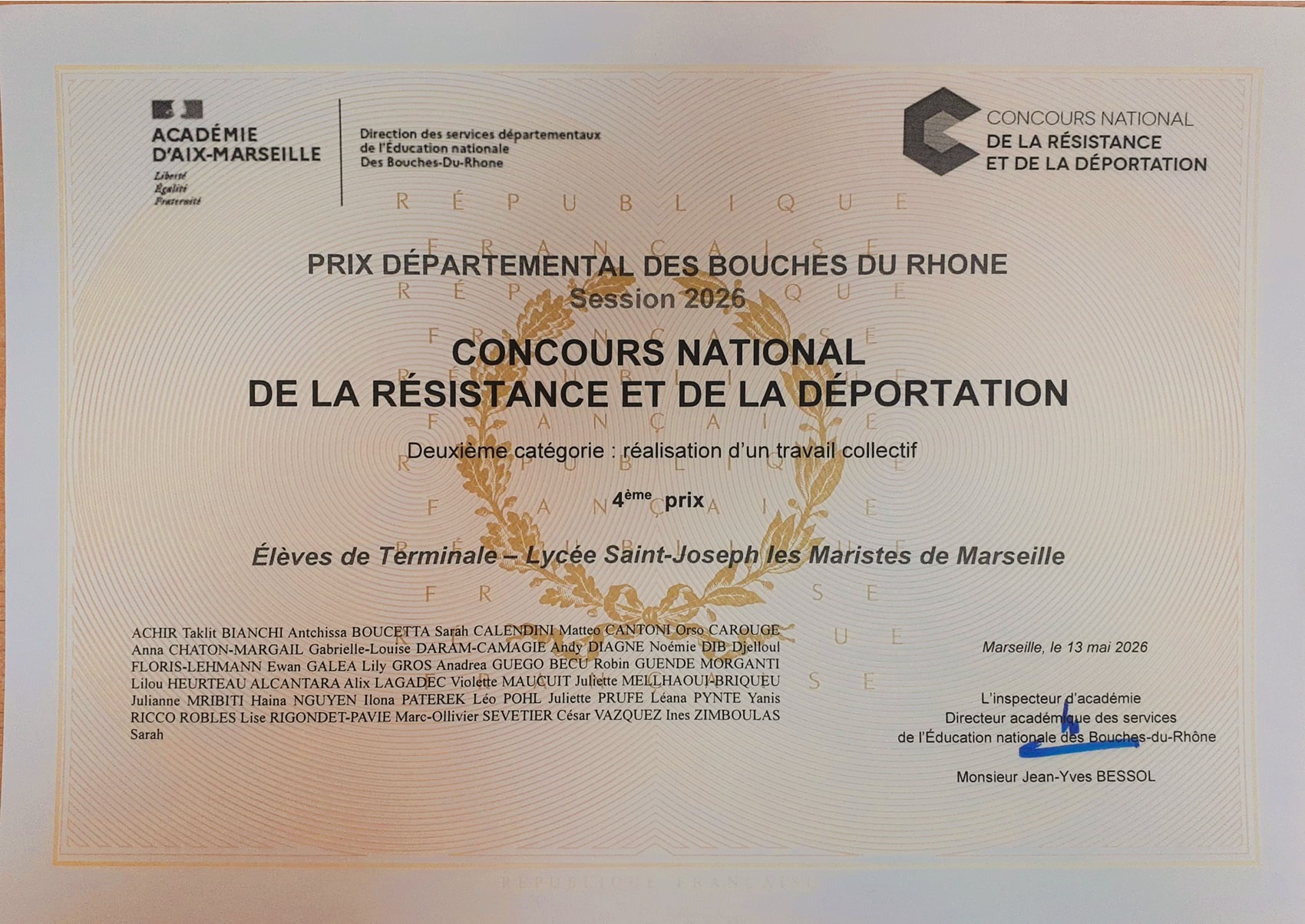 Visuel : REMISE DES PRIX CNRD !