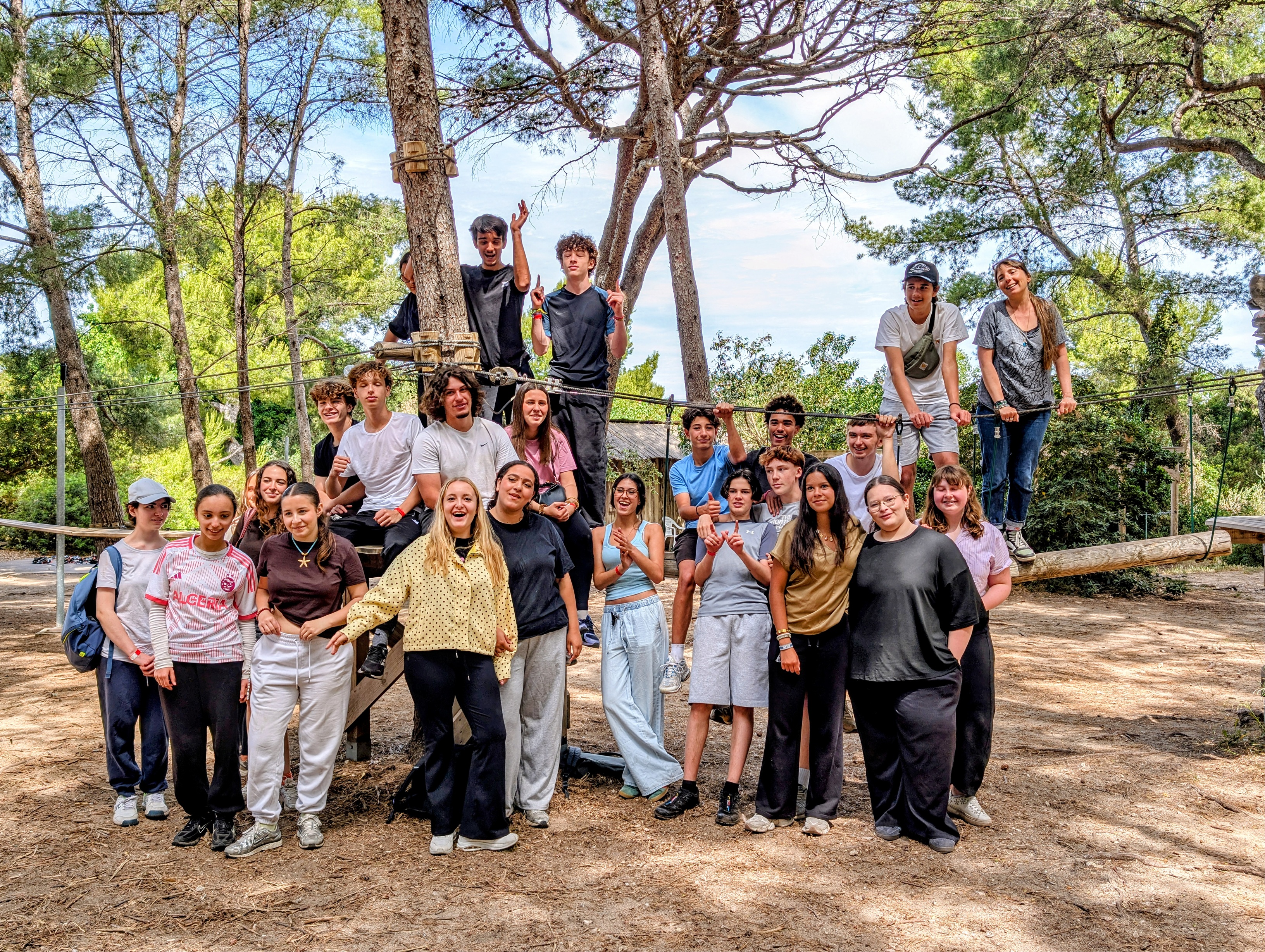 Visuel : SORTIE ACROBRANCHE SECONDE 4 !