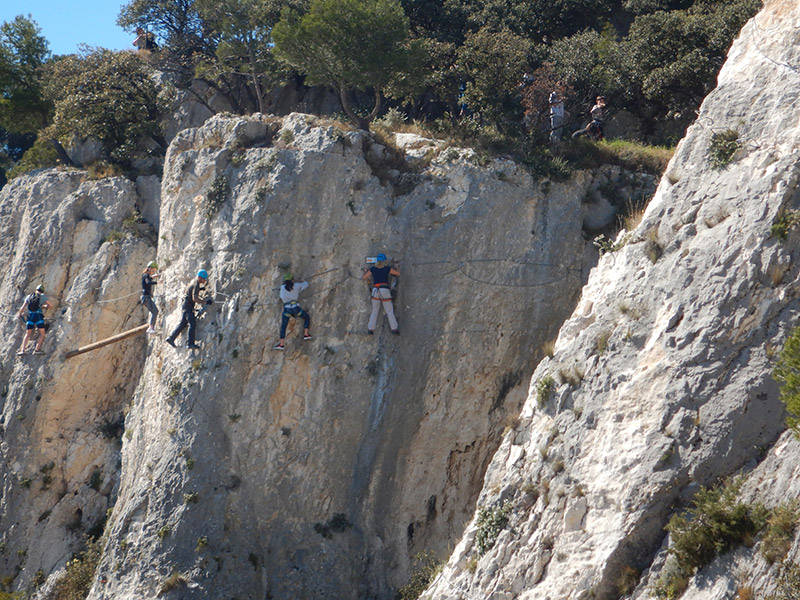 Visuel : SORTIE ENVIRONNEMENT A LA VIA FERRATA