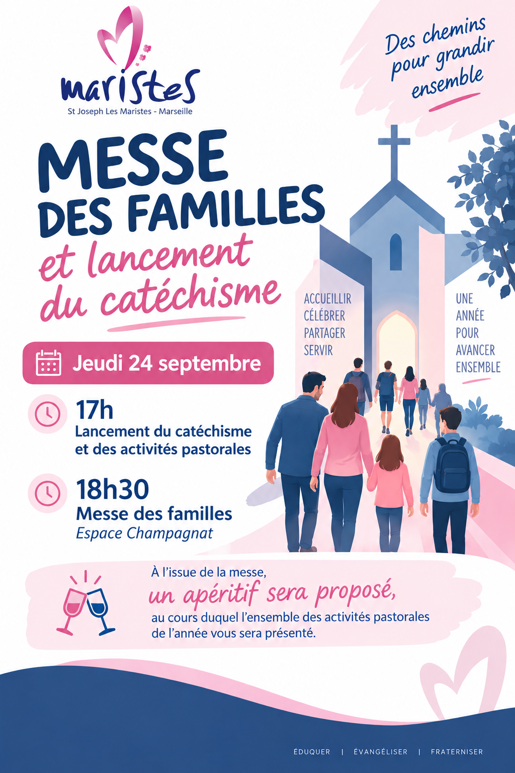 Visuel : MESSE DES FAMILLES !