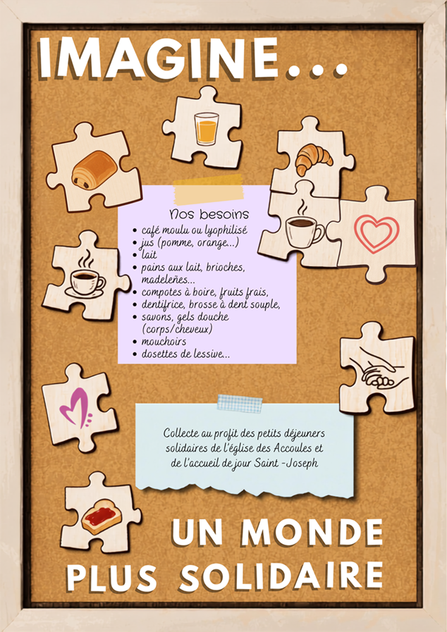 Visuel : IMAGINE UN MONDE PLUS SOLIDAIRE !
